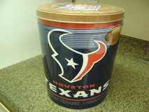 Giants Texans Tin With Lid -- 11 Inches Tall in Houston, Texas