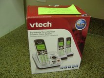 Vtech Cordless Phone System With 3 Phones & Answering Machine -- Works Great in Kingwood, Texas