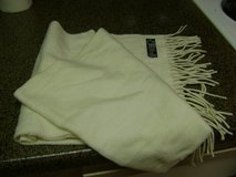Ladies White Scarf With Fringe On Edges in Kingwood, Texas