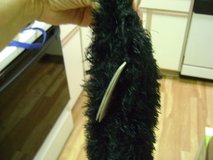 Furry Black Neck Scarf - For Houston's "Freezy" Weather in Dyess AFB, Texas