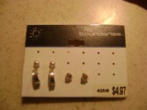 3 Pairs Of Post Earrings - New Original Packaging in Dyess AFB, Texas