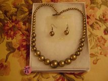 Necklace & Earring Set -- Great Neutral Color in Luke AFB, Arizona