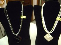 2 Identical Necklaces -- One White -- One Black in Kingwood, Texas